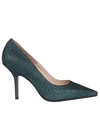 ANNA F. GLITTERED PUMPS,10661623