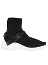 PRADA HI-TOP SOCK SNEAKERS,10661700