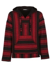 ADAPTATION STRIPED HOODED SWEATER,10660404