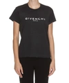 Givenchy Antique-effect Logo Print T-shirt In Black