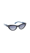 MIU MIU Crystals Cat Eye Sunglasses