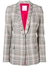 PINKO PRINCE OF WALES CHECK BLAZER