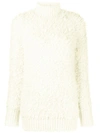 MARNI FURRY LONG SLEEVED SWEATER