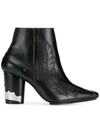 TOGA pointed Western ankle boots