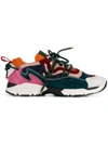 CARVEN COLOUR BLOCK LACE-UP SNEAKERS