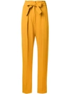 PINKO HIGH WAISTED TAPERED TROUSERS