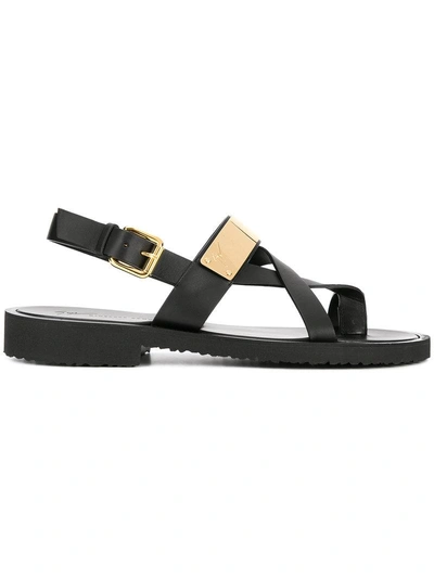 Giuseppe Zanotti Design Scott Sandals - Black