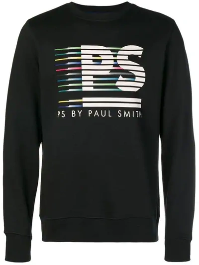 Ps By Paul Smith Logo Sweatshirt - 黑色 In Black