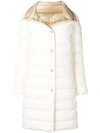 HERNO HERNO REVERSIBLE PADDED COAT - WHITE