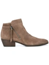 SAM EDELMAN SAM EDELMAN ANKLE BOOTS - BROWN