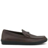 TOD'S DOUBLE T LOAFERS IN LEATHER