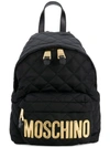 MOSCHINO MEDIUM QUILTED BACKPACK