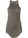 RICK OWENS RICK OWENS LILIES SLEEVELESS TANK TOP - GREY