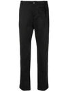 NINE IN THE MORNING NINE IN THE MORNING SLIM-FIT TROUSERS - BLACK