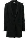 AGNONA AGNONA OPEN FRONT JACKET - BLACK