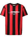 YOSHIOKUBO STRIPED FOOTBALL T