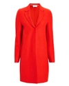HARRIS WHARF Orange Cocoon Coat,A1301MLK-ORANGE