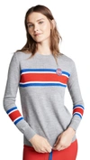 ETRE CECILE Stripe Boyfriend Pullover