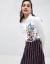 SPORTMAX CODE SPORTMAX CODE EMBROIDERED FLORAL SHIRT - WHITE,71160586000