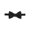 ETON BLACK TEXTURED SILK BOW TIE