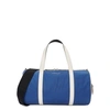 BURBERRY BLUE VINTAGE-CHECKED CANVAS HOLDALL