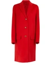SOFIE D'HOORE CASHMERE AND WOOL COAT,CONCORD/WCAWO/POPPY