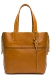 FRYE CARSON WHIPSTITCH CALFSKIN LEATHER TOTE - BROWN,DB282