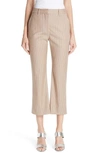 ALTUZARRA ADLER PINSTRIPE CROP FLARE PANTS,418-607 835