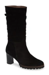 WONDERS SLOUCHY BLOCK HEEL BOOT,L-9423