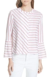 TED BAKER COLOUR BY NUMBERS STRIPE SHIRT,WC8W-GW59-IMMENY