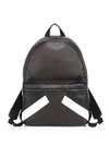 NEIL BARRETT RETRO MODERNIST LEATHER BACKPACK,0400098957109