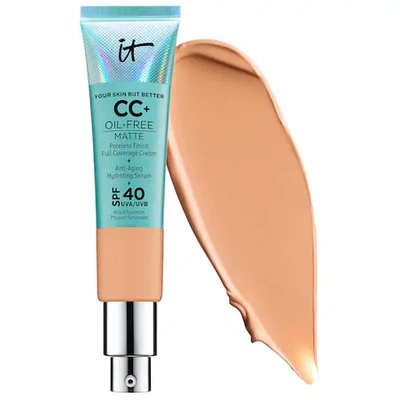 It Cosmetics Cc+ Cream Oil-free Matte With Spf 40 Neutral Tan 1.08 oz/ 32 ml