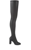 MM6 MAISON MARGIELA STRETCH FAUX-LEATHER OVER-THE-KNEE BOOTS,10663227