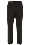 DSQUARED2 CROPPED FLARE TROUSERS,10663168