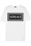 VERSACE PRINTED COTTON-JERSEY T-SHIRT