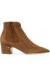 LAURENCE DACADE SULLY QUILTED SUEDE ANKLE BOOTS