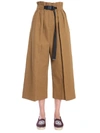 KENZO WIDE CROPPED TROUSERS,10663440