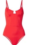 SOLID & STRIPED + RE/DONE THE HOLLYWOOD UNDERWIRED SWIMSUIT