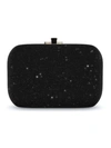 Judith Leiber Crystal Embellished Slide Lock Clutch In Metallic
