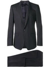 DOLCE & GABBANA DOLCE & GABBANA SLIM SINGLE BREASTED SUIT - BLUE