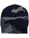 VALENTINO GARAVANI camouflage print beanie