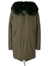 MR & MRS ITALY trimmed hooded parka