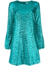 P.A.R.O.S.H. SEQUIN FLARED DRESS