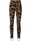 DOLCE & GABBANA giraffee printed trousers