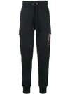 MONCLER HIGH WAISTED TRACK PANTS