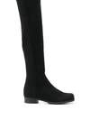 Stuart Weitzman Effortless Stretch Back Boot In Black