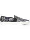 VINCE VINCE SLIP ON TRAINERS - GREY