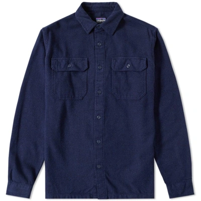 Patagonia Fjord Flannel Shirt In Blue