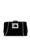 ROGER VIVIER SOFT FLOWERS CLUTCH,10663776