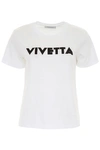 VIVETTA T-SHIRT WITH LOGO PRINT,10663704